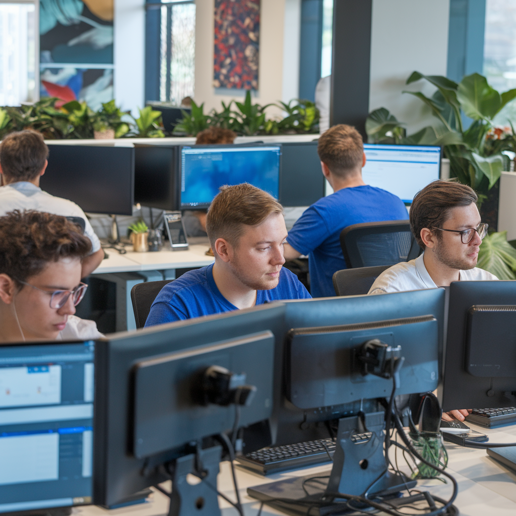 Implementing a new software project from start to finish  
